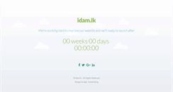 Desktop Screenshot of idam.lk